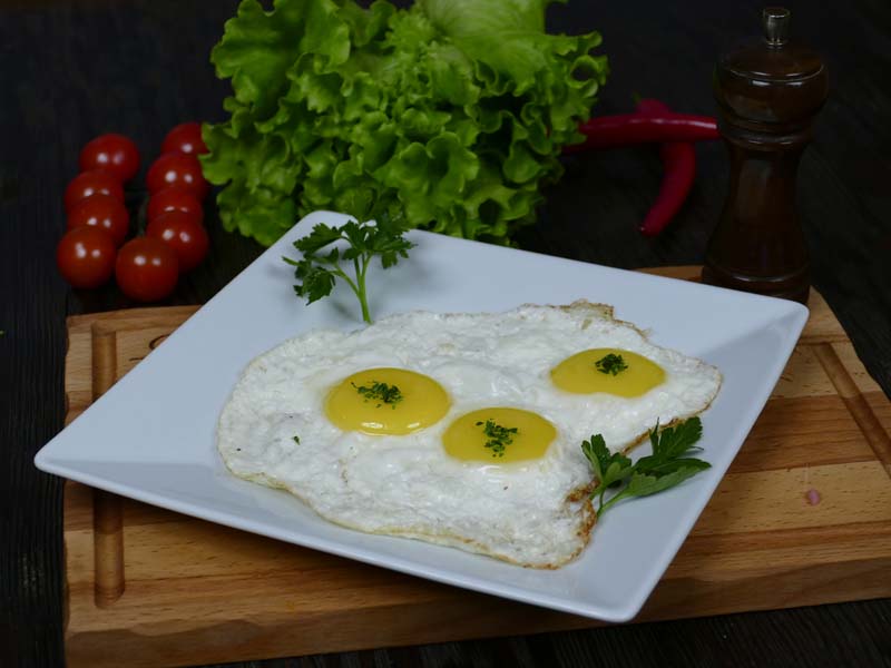 Яичница из 3х яиц